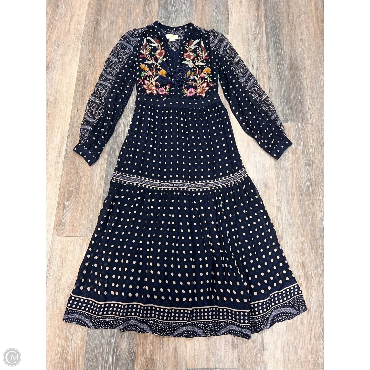 Dress Casual Maxi By Maeve In Blue, Size: 0