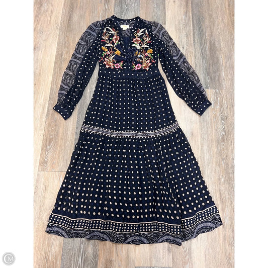 Dress Casual Maxi By Maeve In Blue, Size: 0