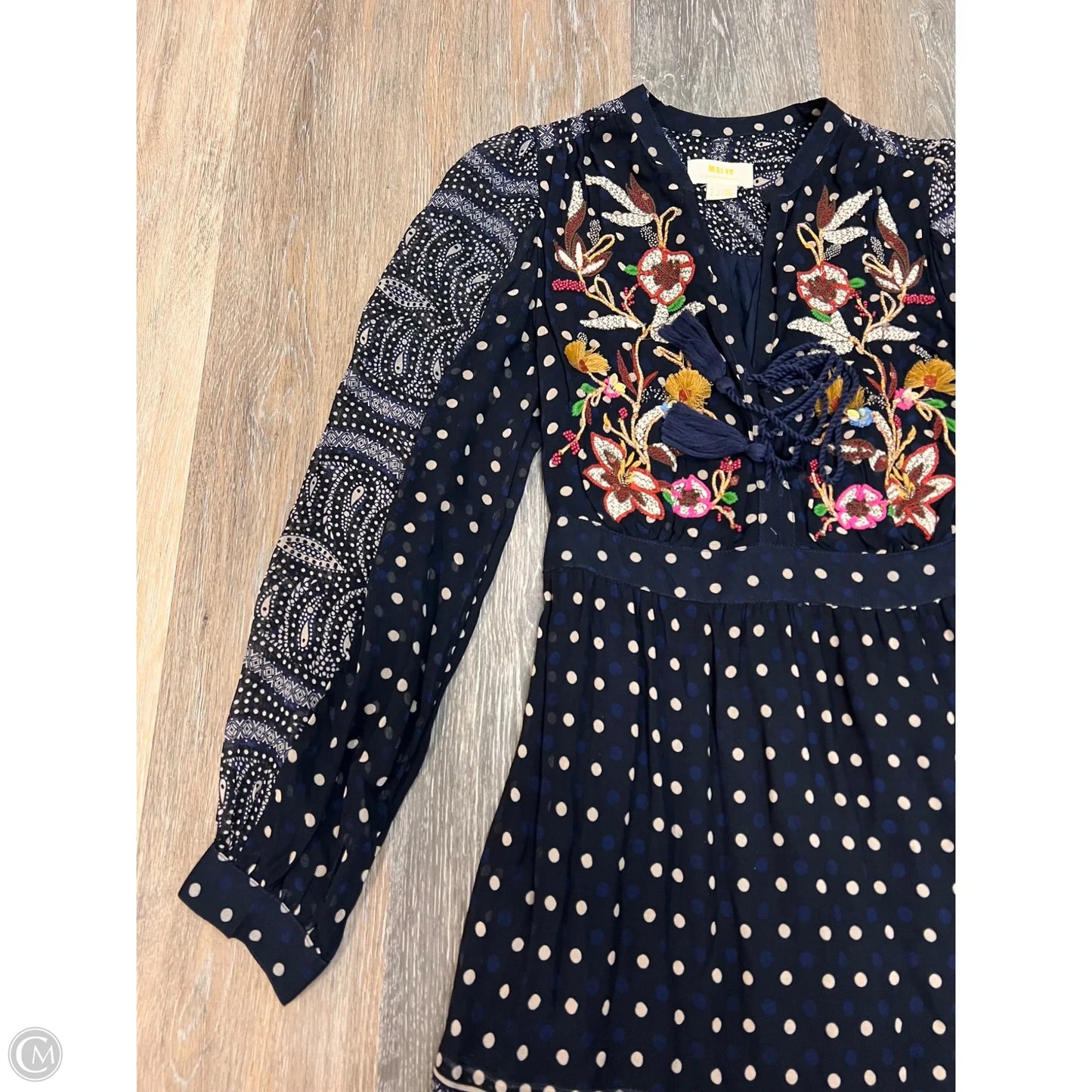 Dress Casual Maxi By Maeve In Blue, Size: 0