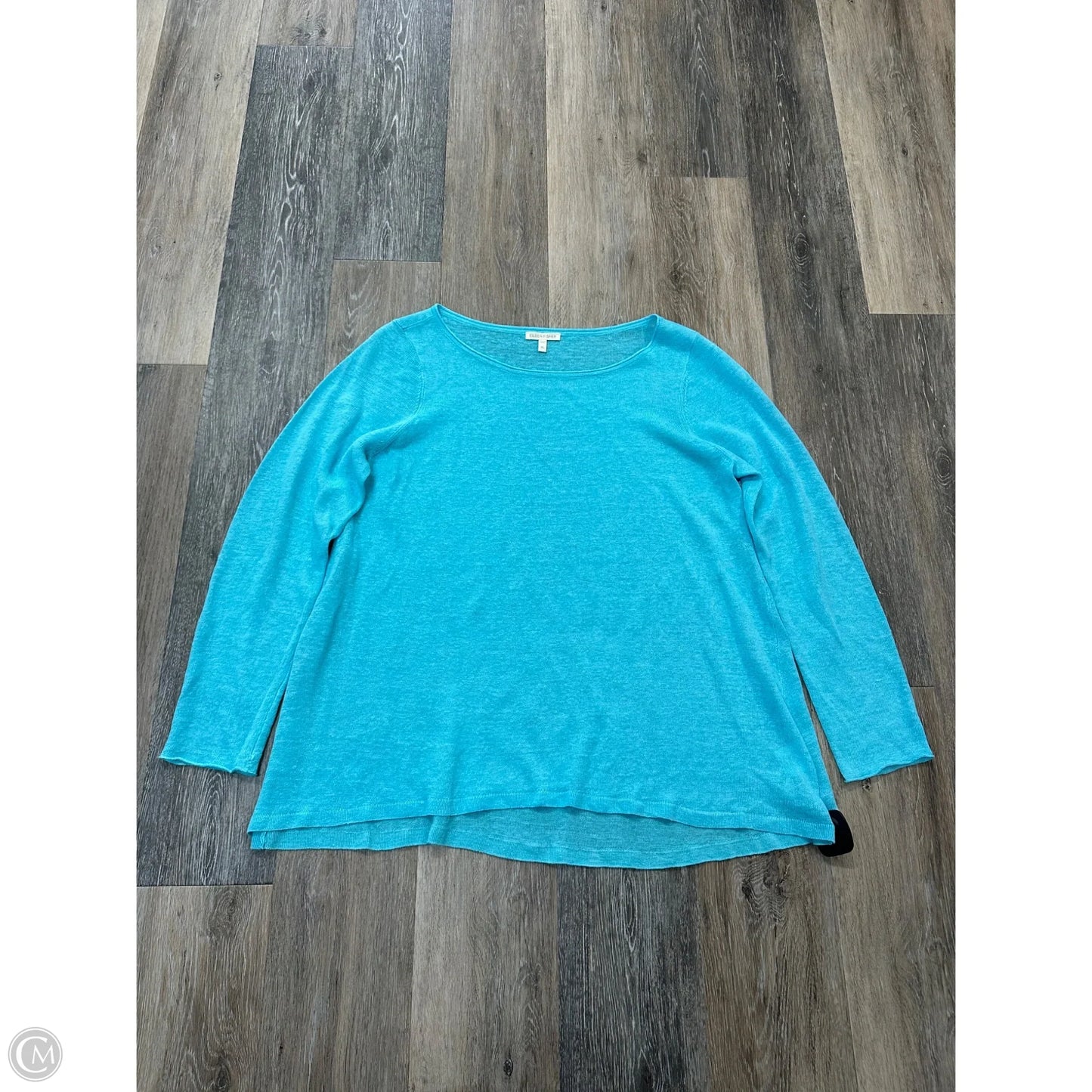 Sweater By Eileen Fisher In Blue, Size: L