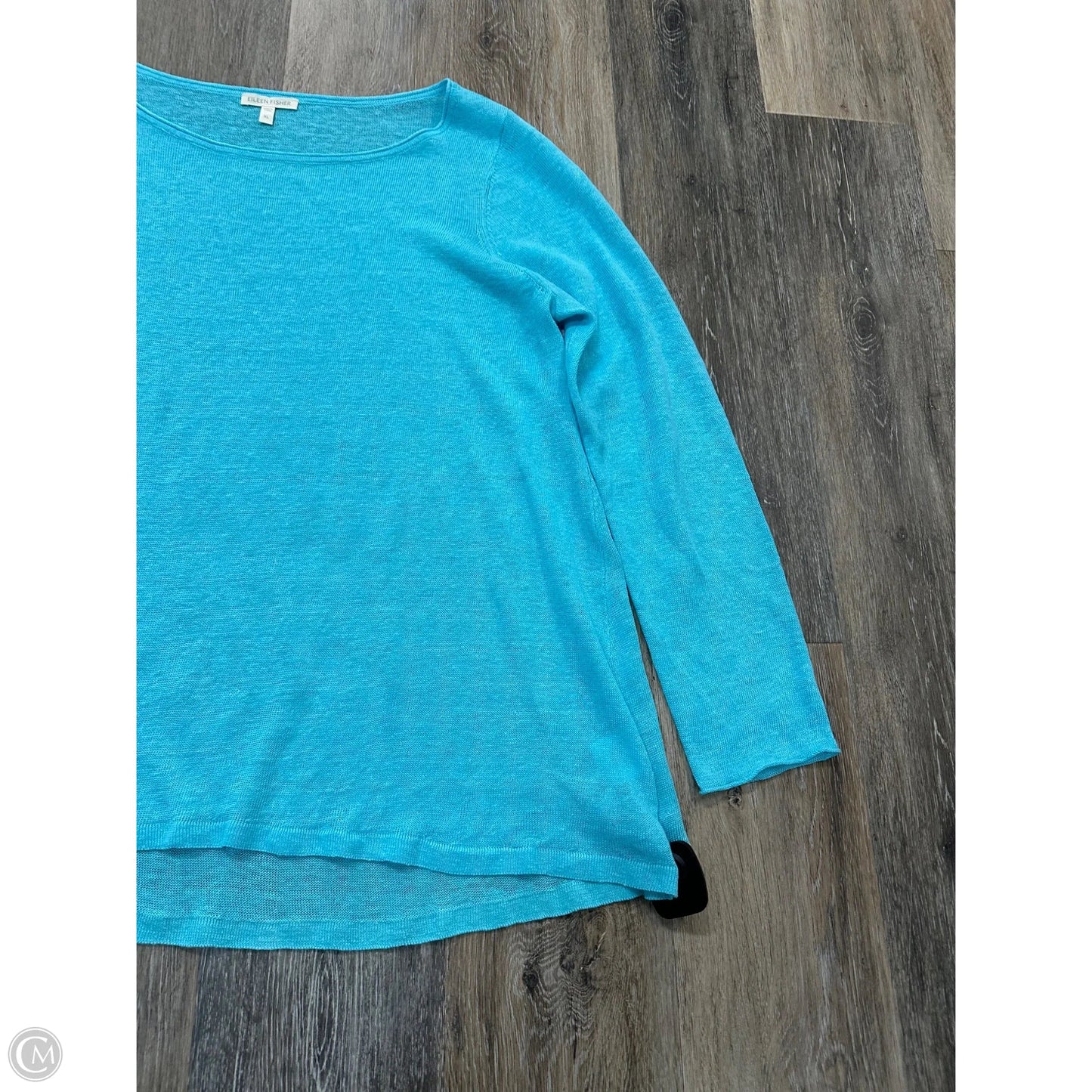 Sweater By Eileen Fisher In Blue, Size: L