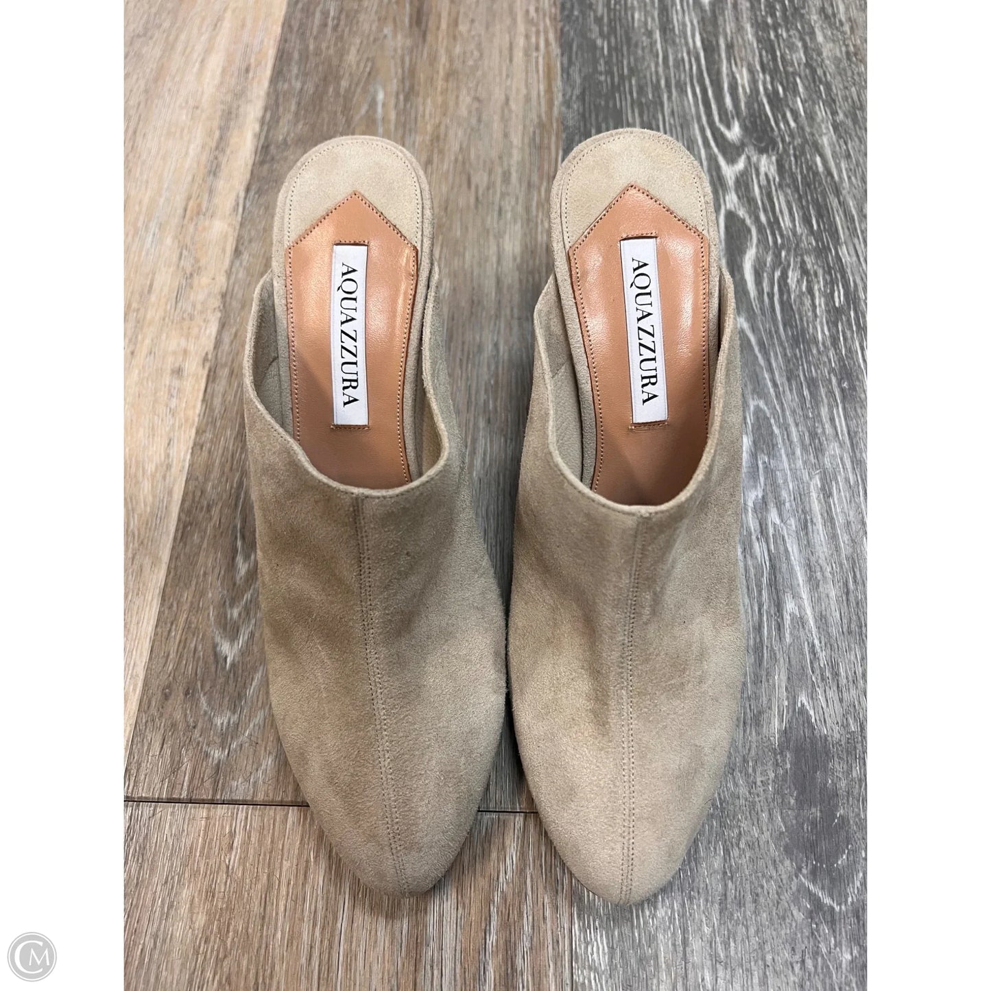 Shoes Designer By Aquazzura In Taupe, Size: 8/38