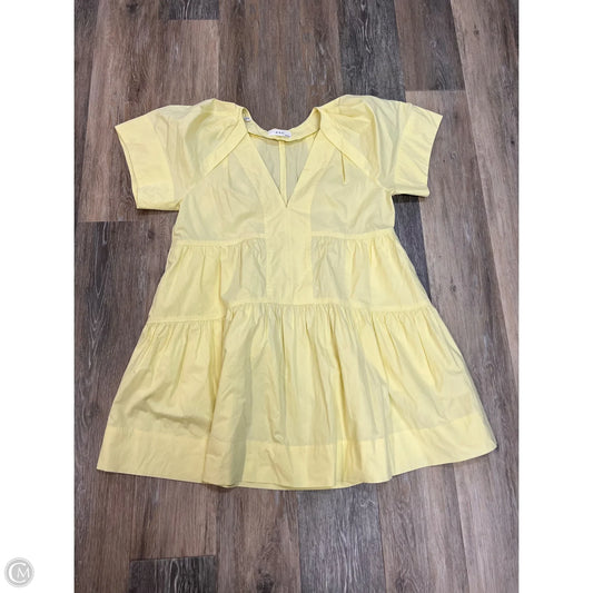 Dress Designer Casual Short By Alc In Yellow, Size: 2