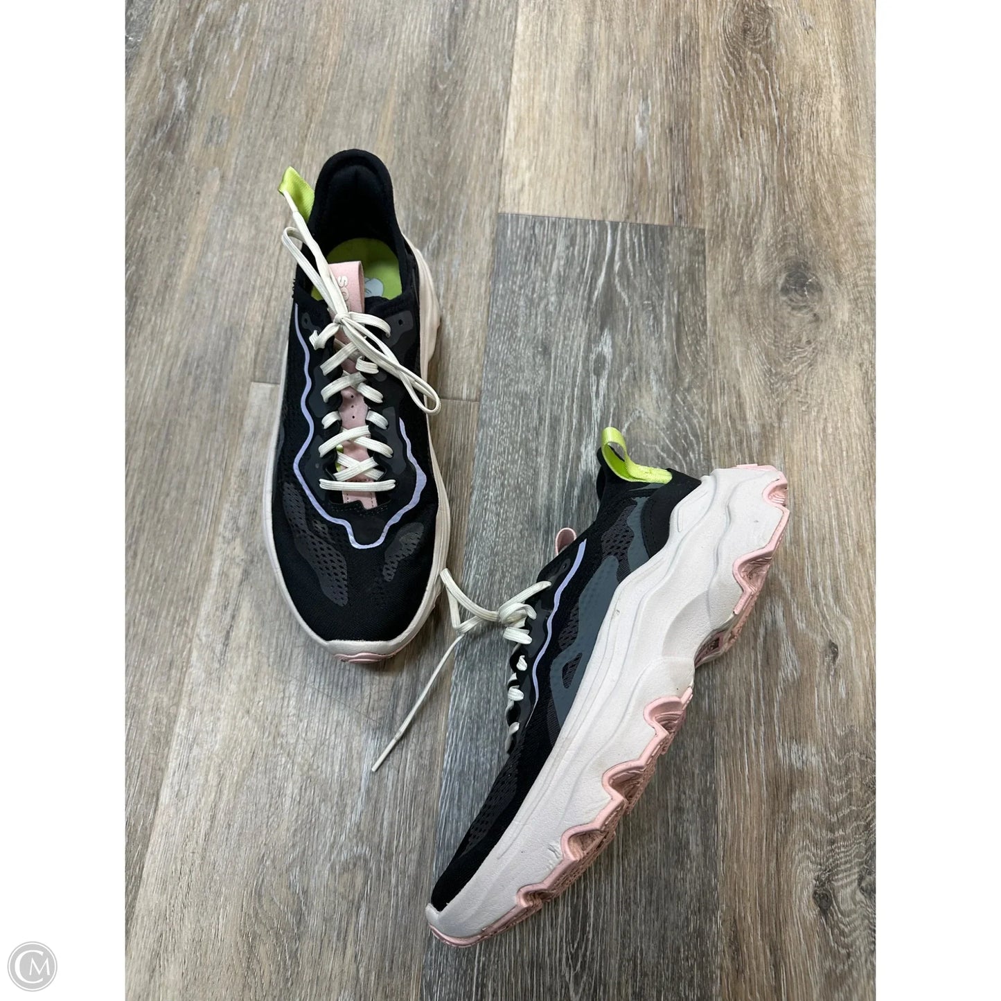 Shoes Athletic By Sorel In Black & Grey, Size: 9