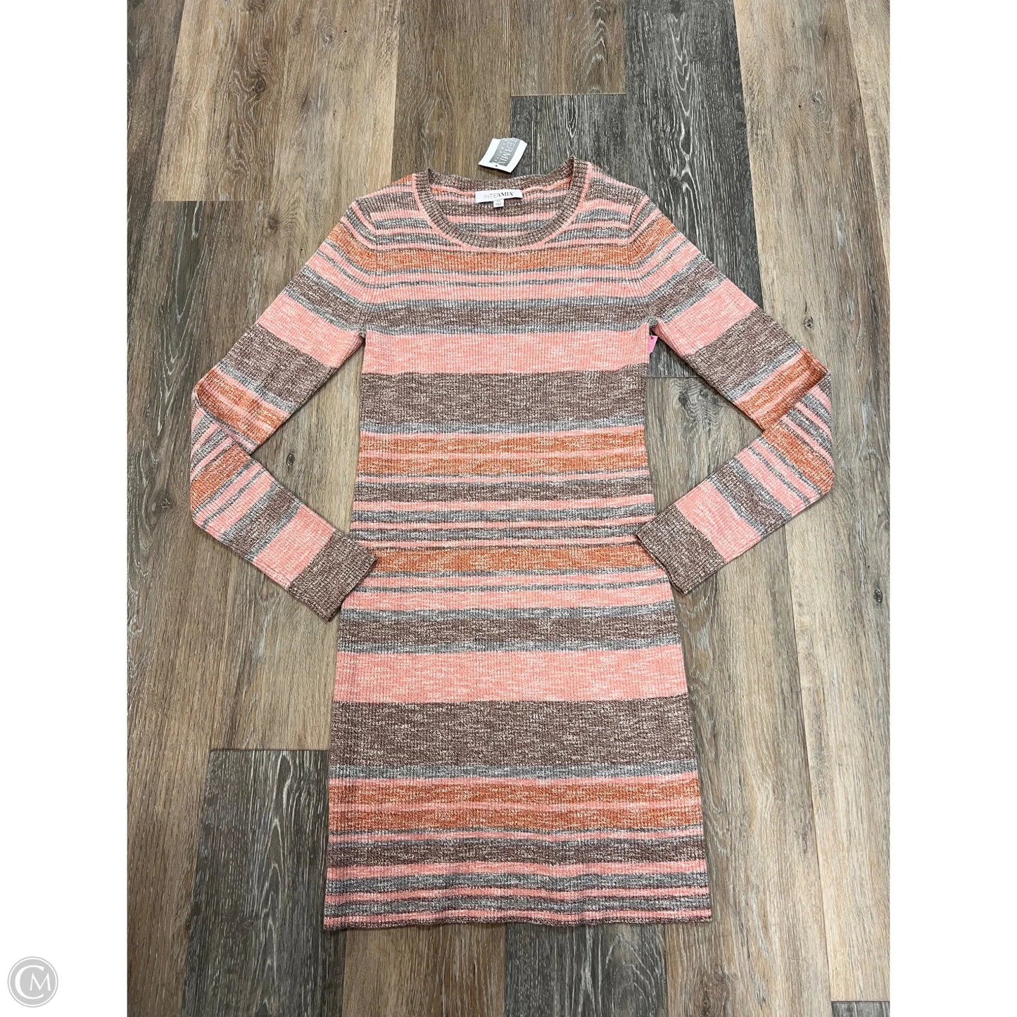 -Dress Sweater By Intermix In Multi-colored, Size: M