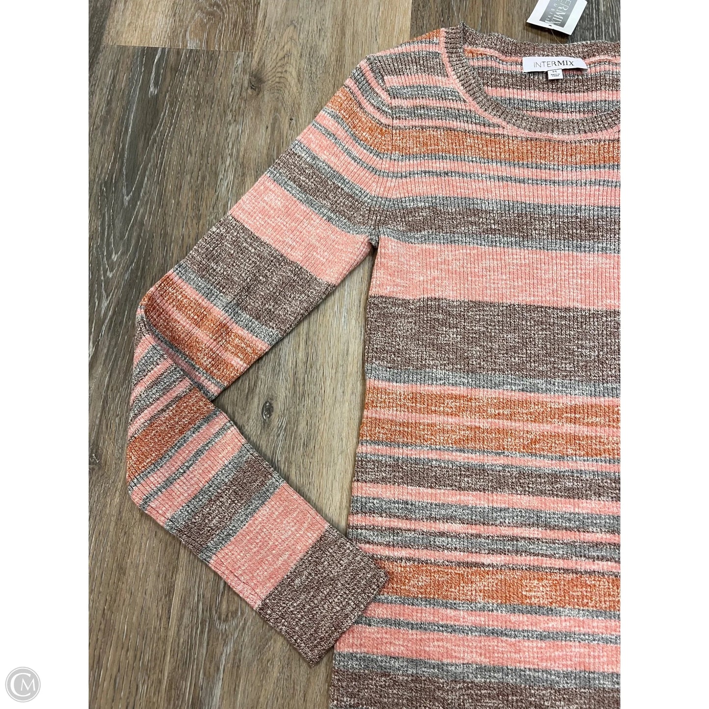 -Dress Sweater By Intermix In Multi-colored, Size: M