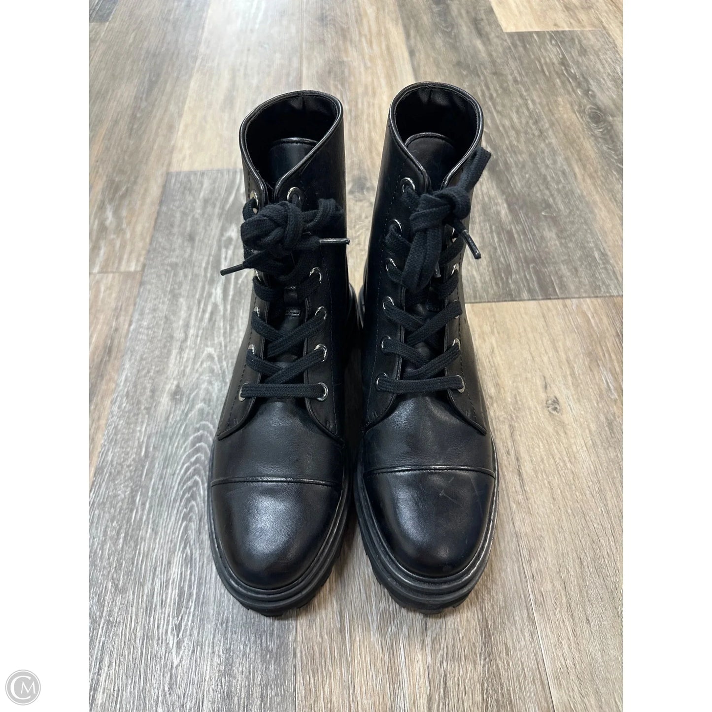 Boots Combat By Schutz In Black, Size: 8