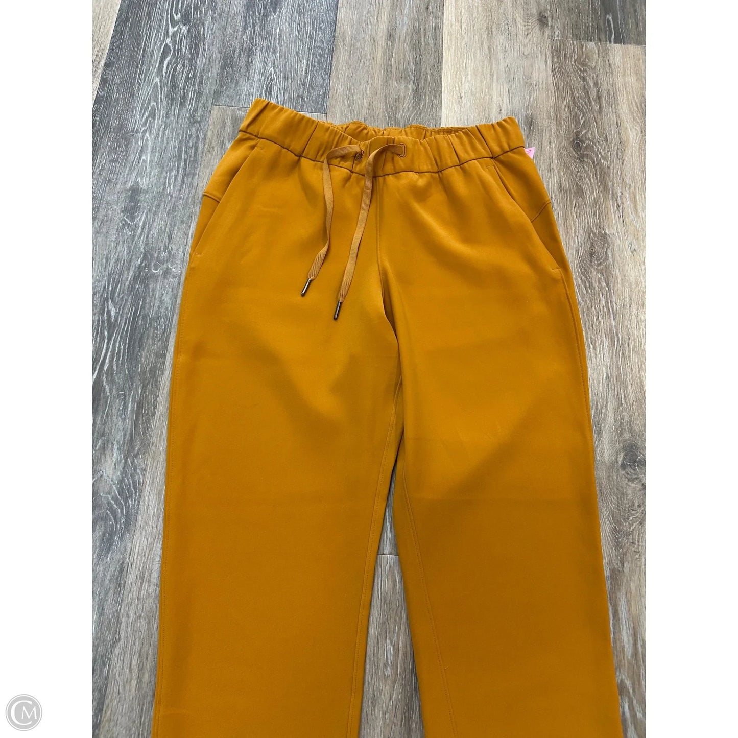Athletic Pants By Lululemon In Gold, Size: 6