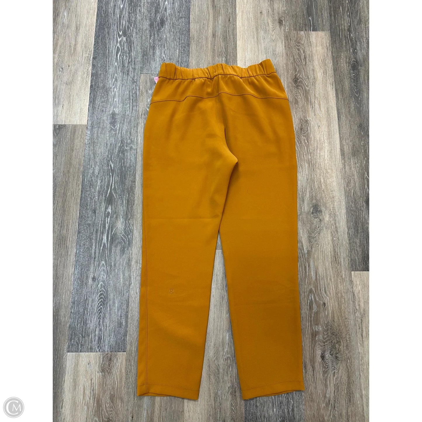 Athletic Pants By Lululemon In Gold, Size: 6