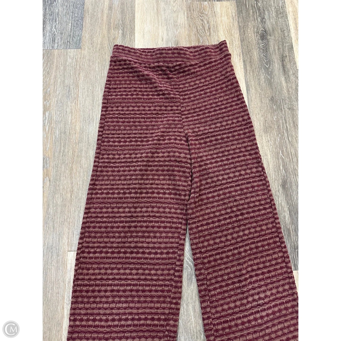 Pants Lounge By Zara In Maroon, Size: S