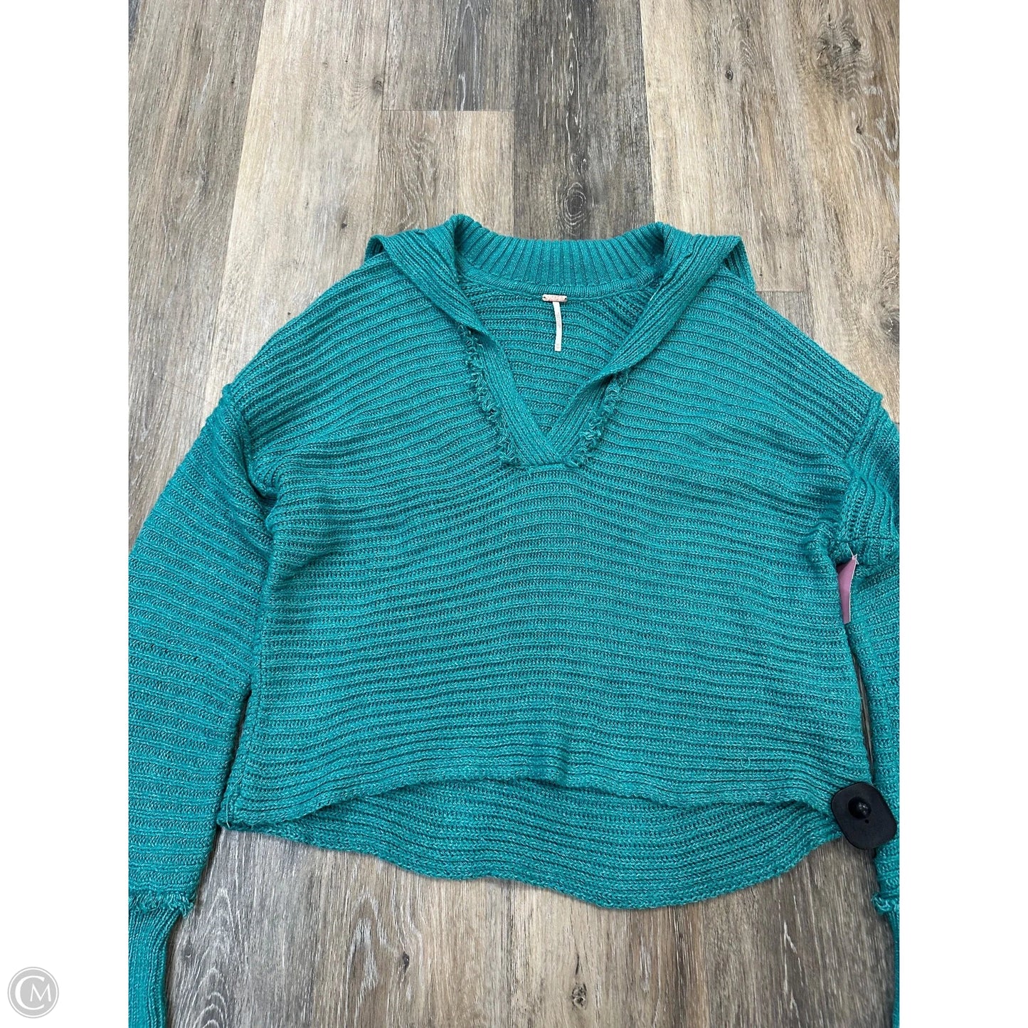 Sweater By Free People In Teal, Size: Xs