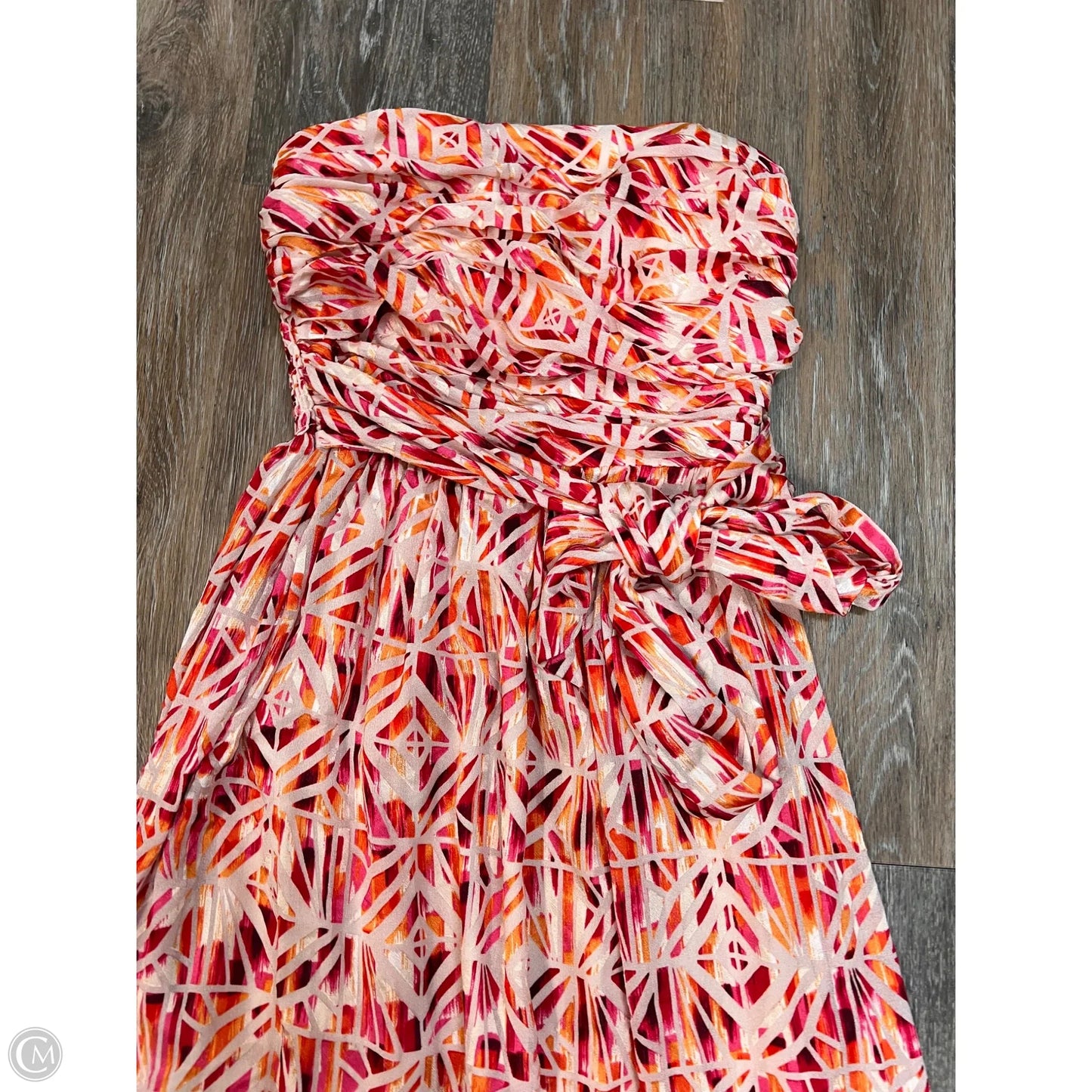 Dress Designer By Ramy Brook In Orange & Pink, Size: S