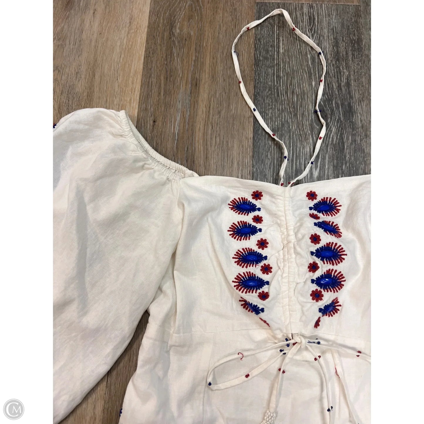 Dress Designer By Farm Rio In White, Size: S