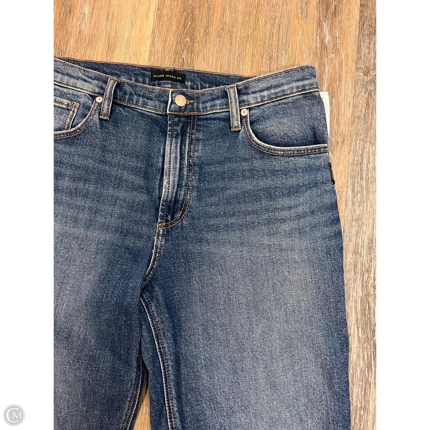 Jeans Wide Leg By Silver In Blue Denim, Size: 8/29