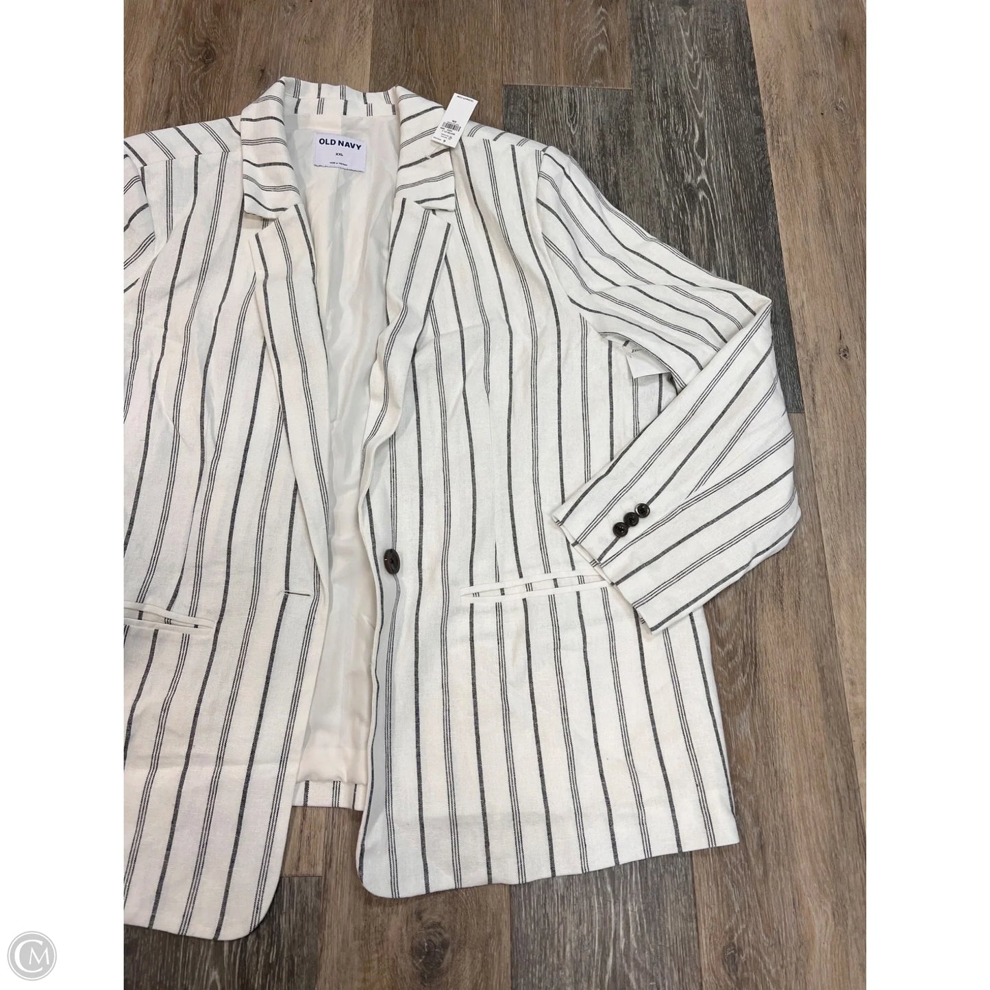 Blazer By Old Navy In Striped Pattern, Size: Xxl