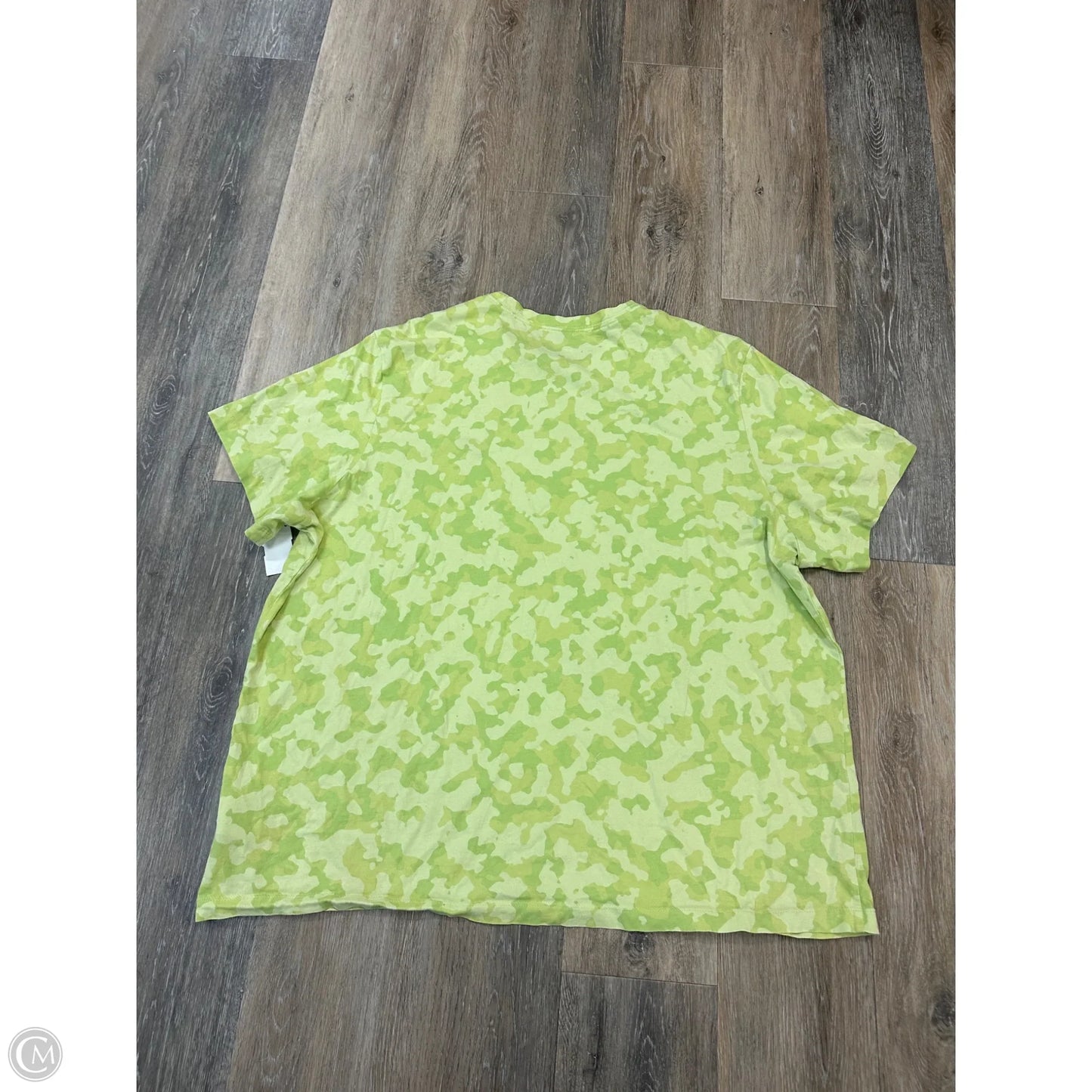 Athletic Top Short Sleeve By Nike Apparel In Green, Size: 3x