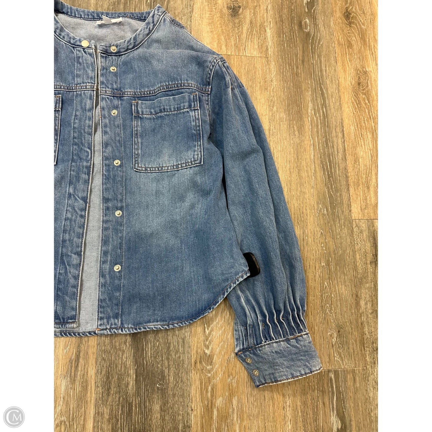 Jacket Denim By Evereve In Blue Denim, Size: Xs