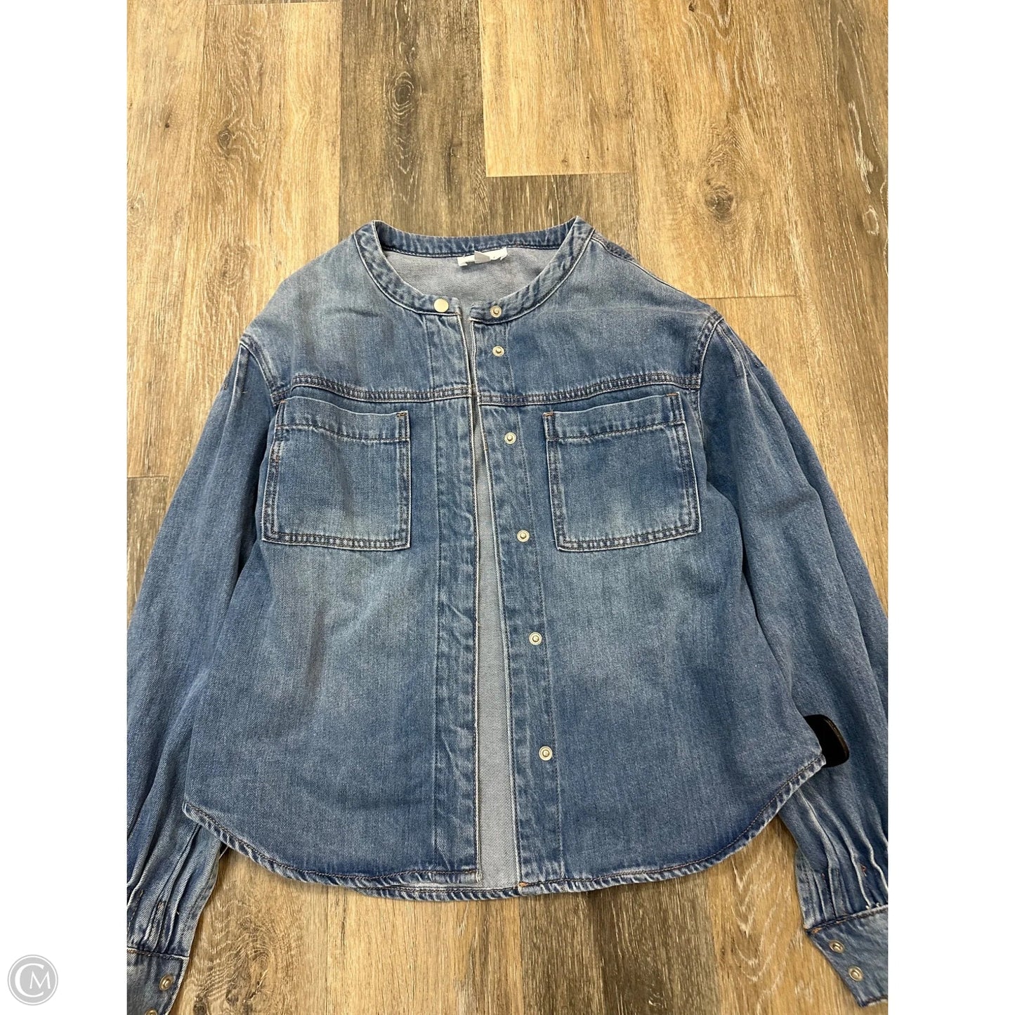 Jacket Denim By Evereve In Blue Denim, Size: Xs