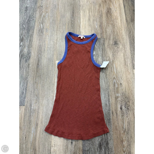 Tank Top By Sundry In Purple & Red, Size: S