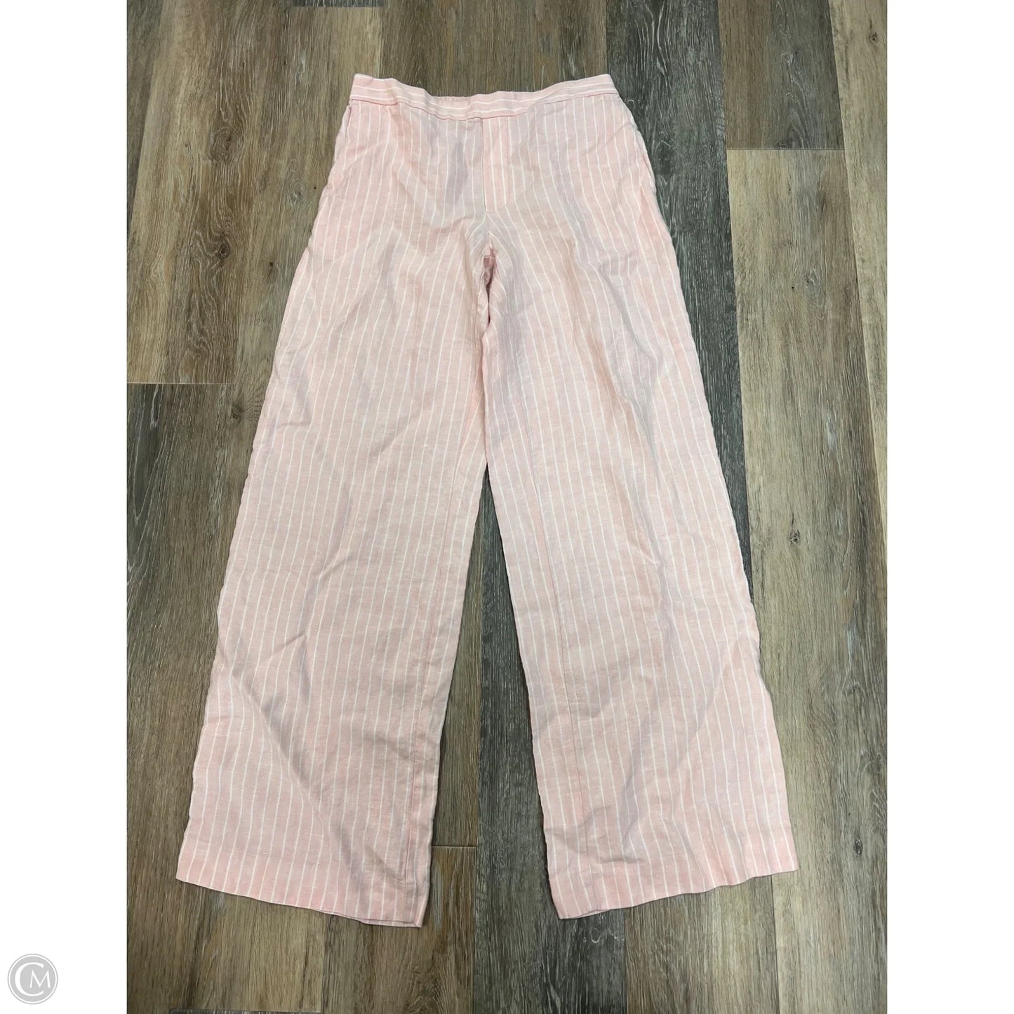 Pants Linen By Madewell In Pink, Size: Xs