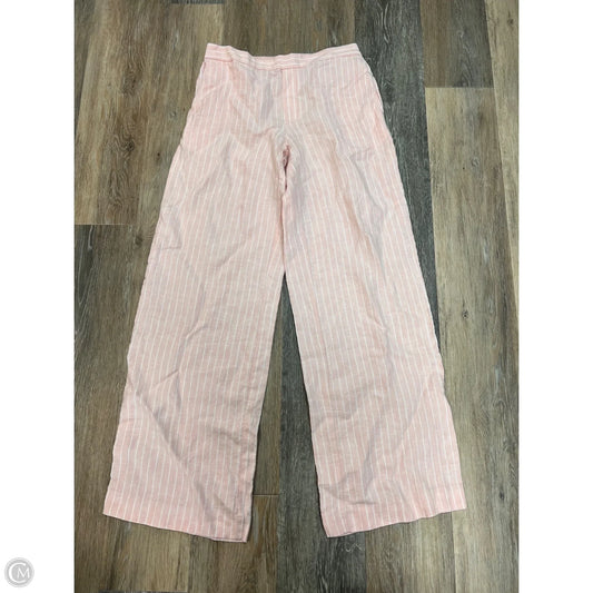 Pants Linen By Madewell In Pink, Size: Xs