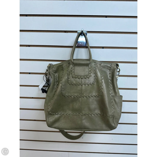 Handbag Leather By Hobo Intl, Size: Large