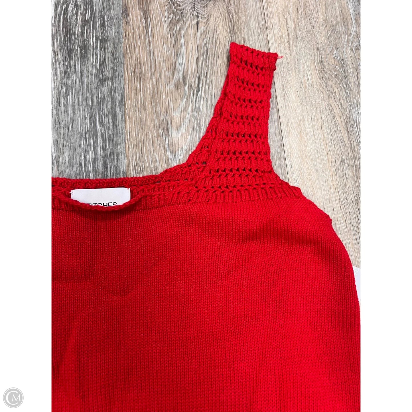 Top Sleeveless By Stitches and Stripes In Red, Size: S