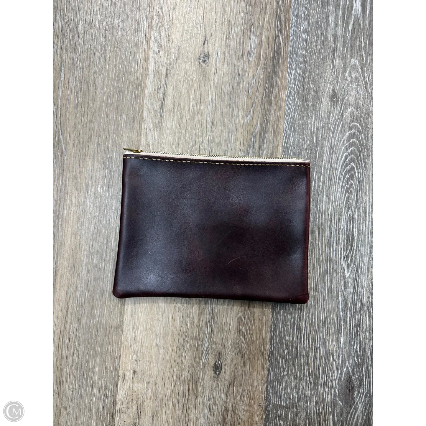 Clutch Leather By Cmb, Size: Medium