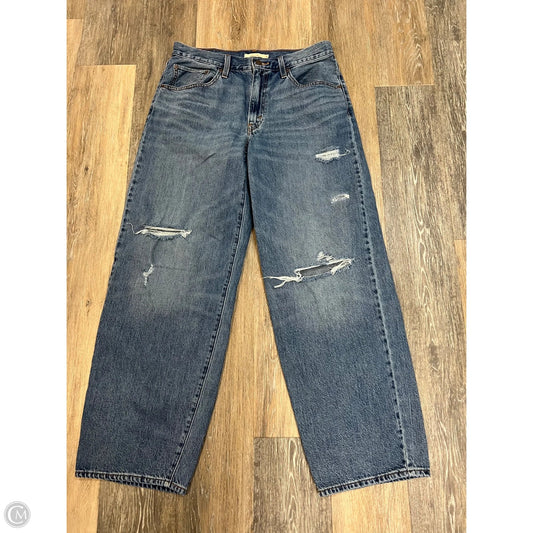 Jeans Straight By Levis In Blue Denim, Size: 10/30