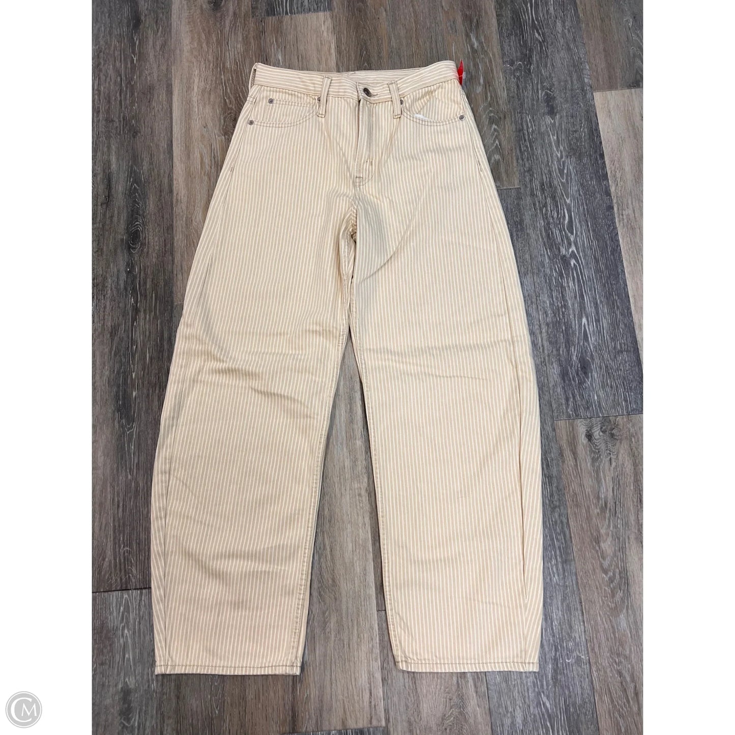 Jeans Wide Leg By Gap In Tan, Size: 4