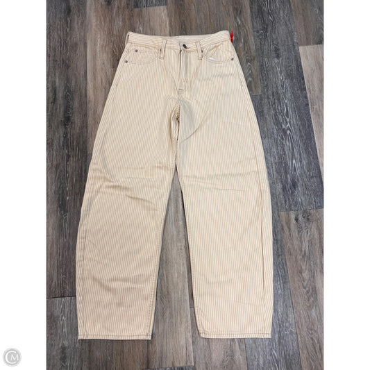 Jeans Wide Leg By Gap In Tan, Size: 4
