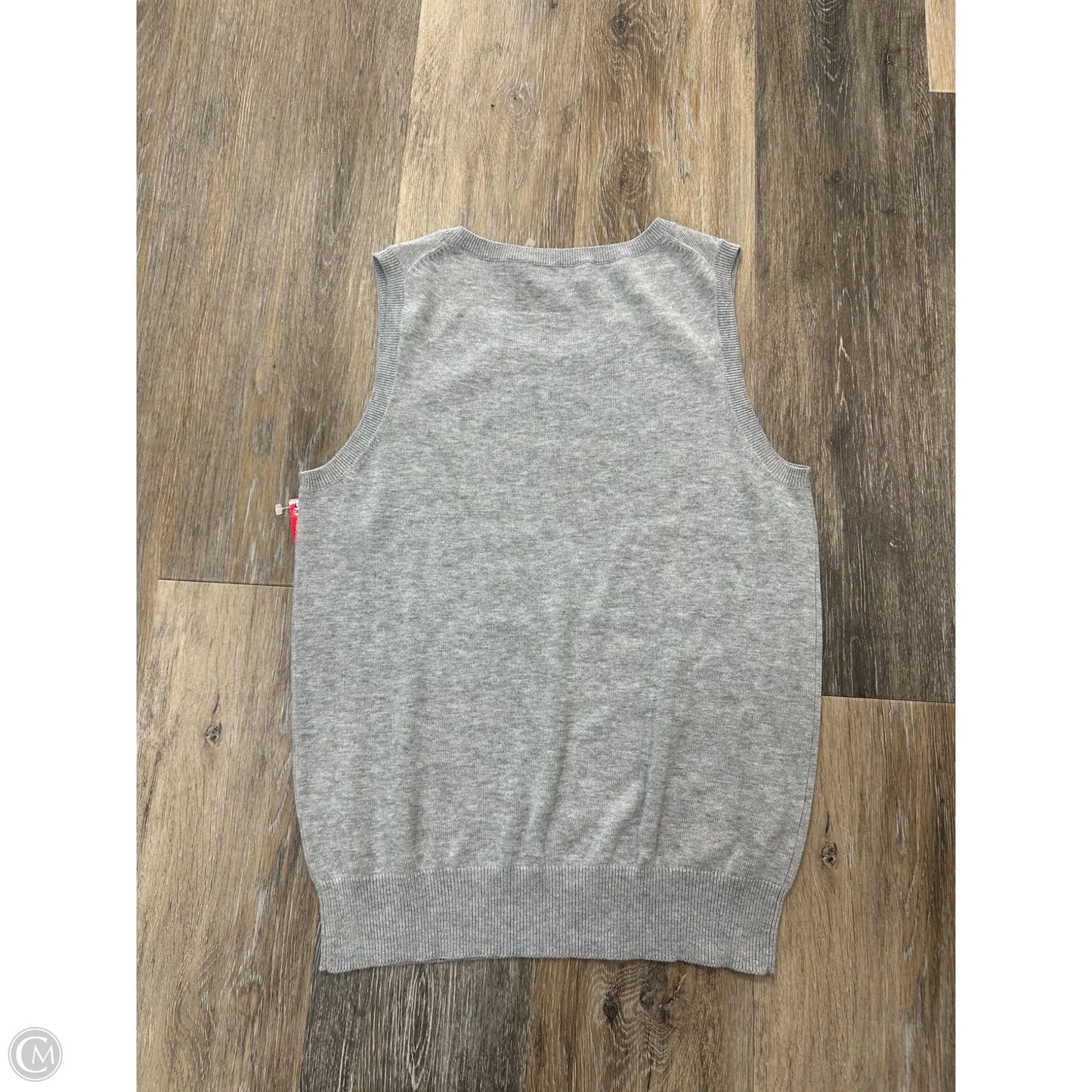 Sweater Short Sleeve By Repeat Easy Knit In Grey, Size: XS