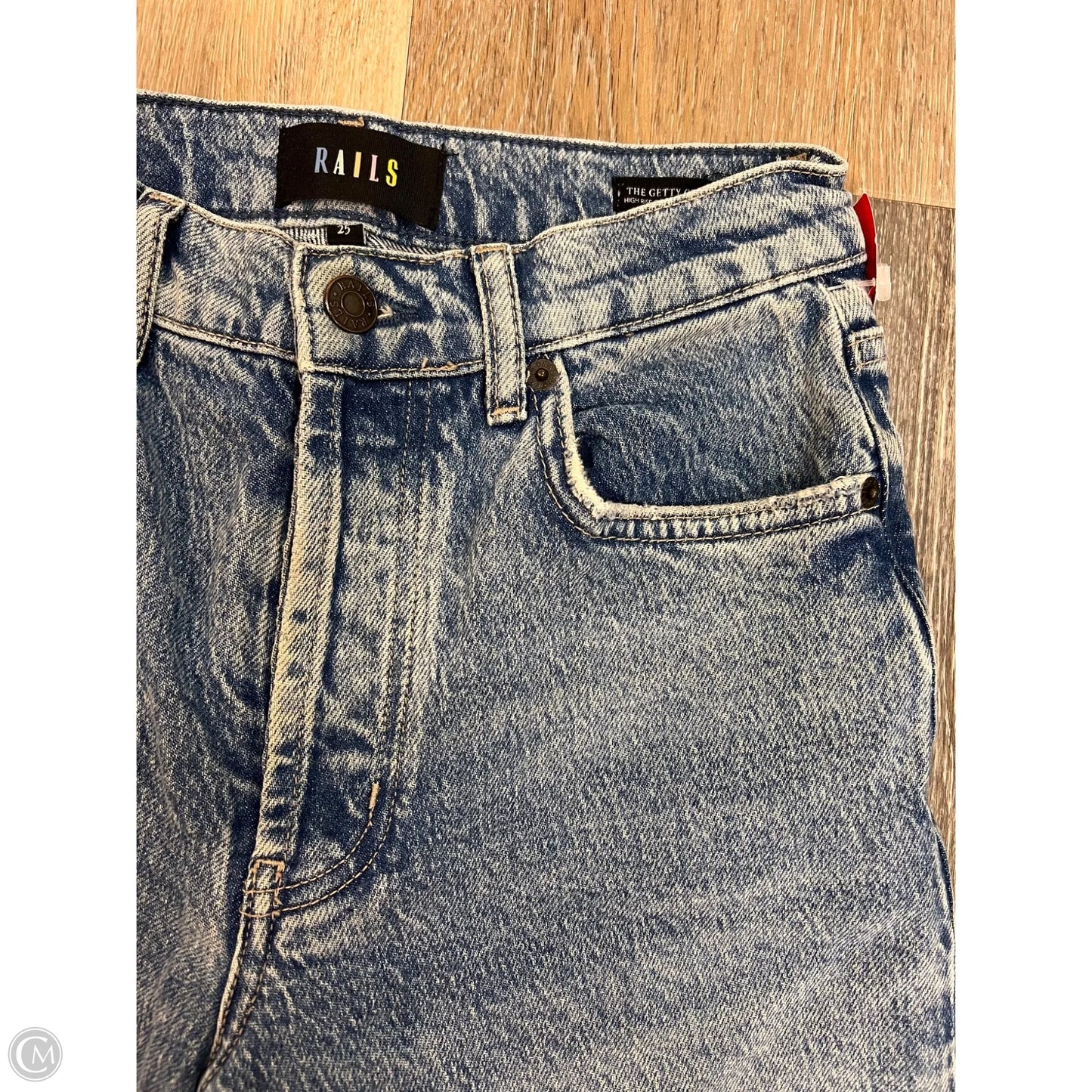 Jeans Wide Leg By Rails In Blue Denim, Size: 0