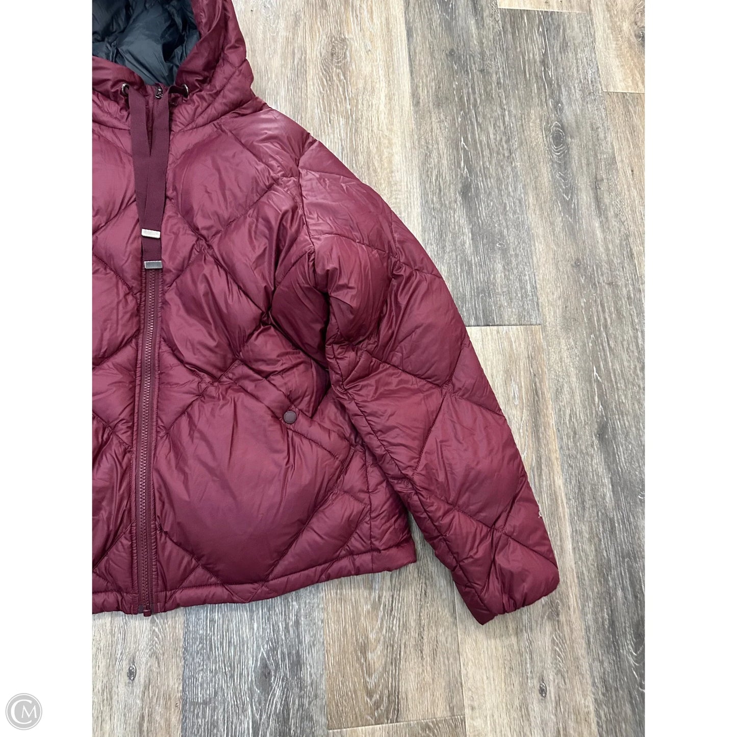 Jacket Puffer & Quilted By Eddie Bauer In Red, Size: L