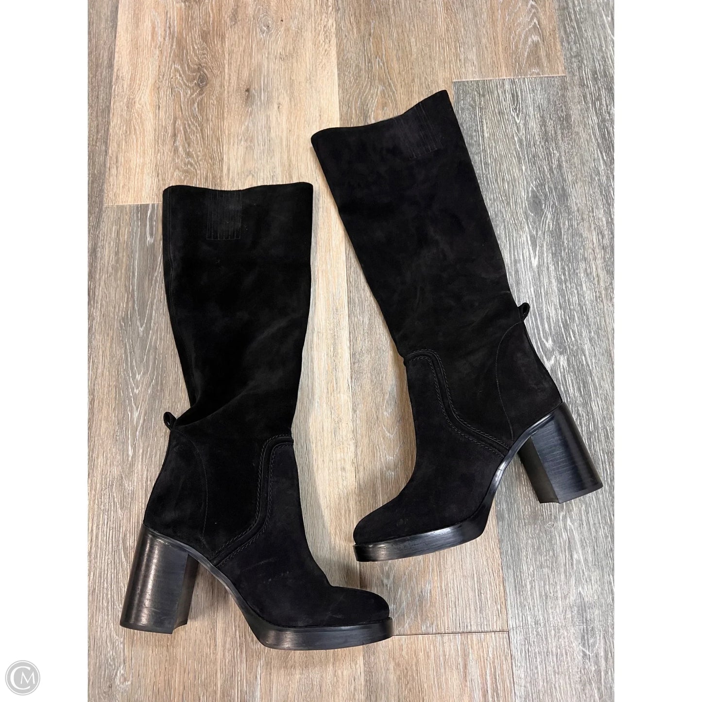 Boots Designer By Michael Kors In Black, Size: 9.5
