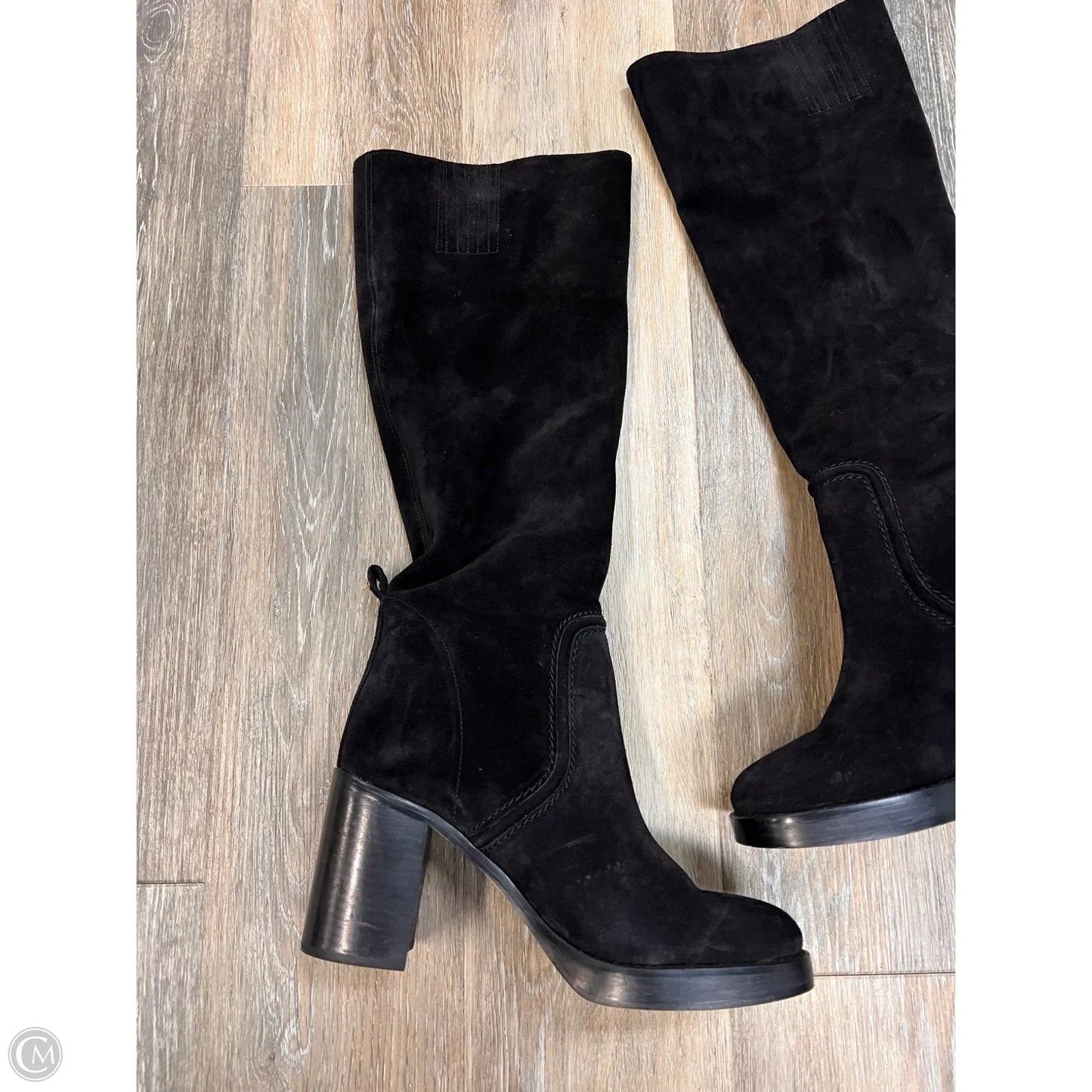 Boots Designer By Michael Kors In Black, Size: 9.5