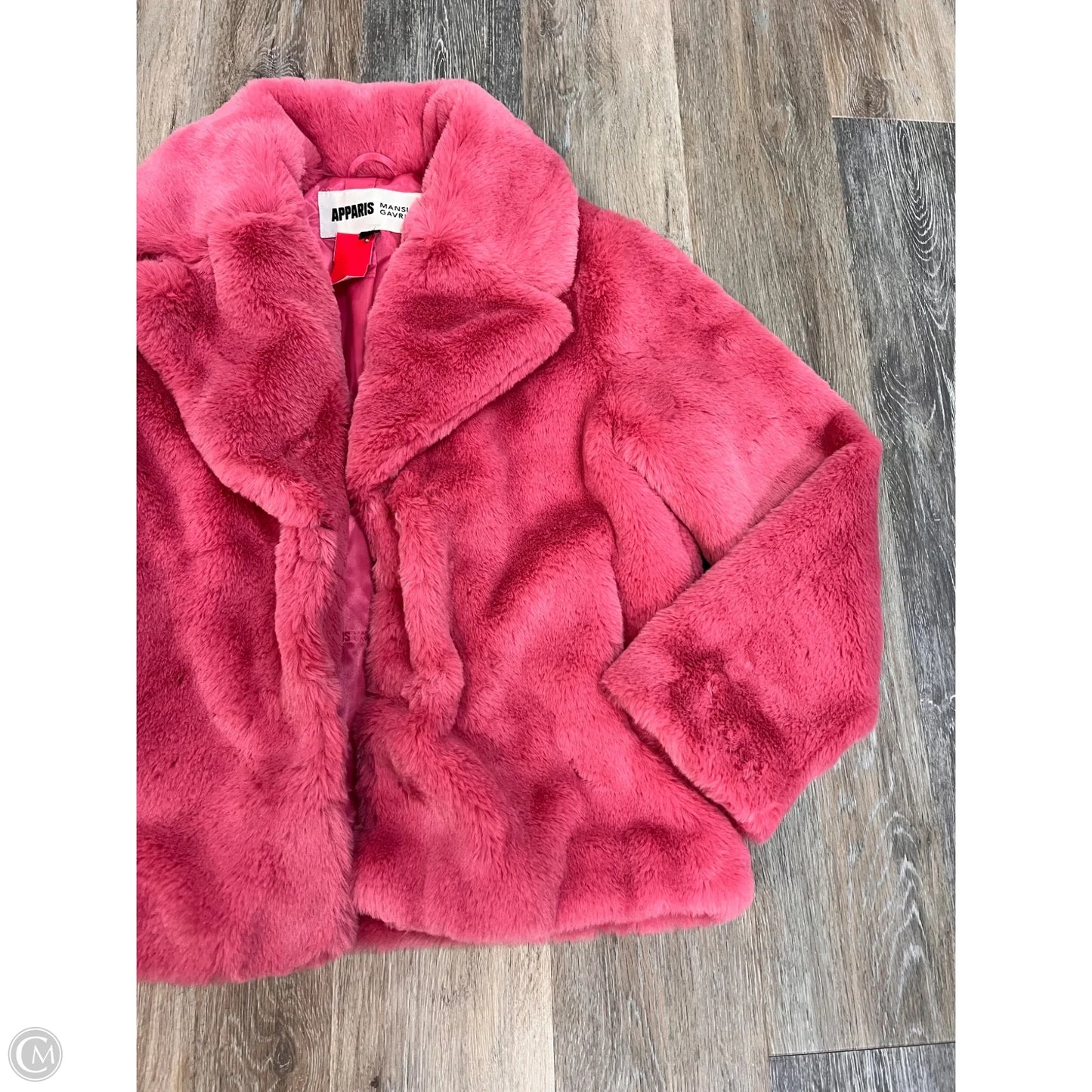 Jacket Faux Fur & Sherpa By APPARIS In Pink, Size: Xs