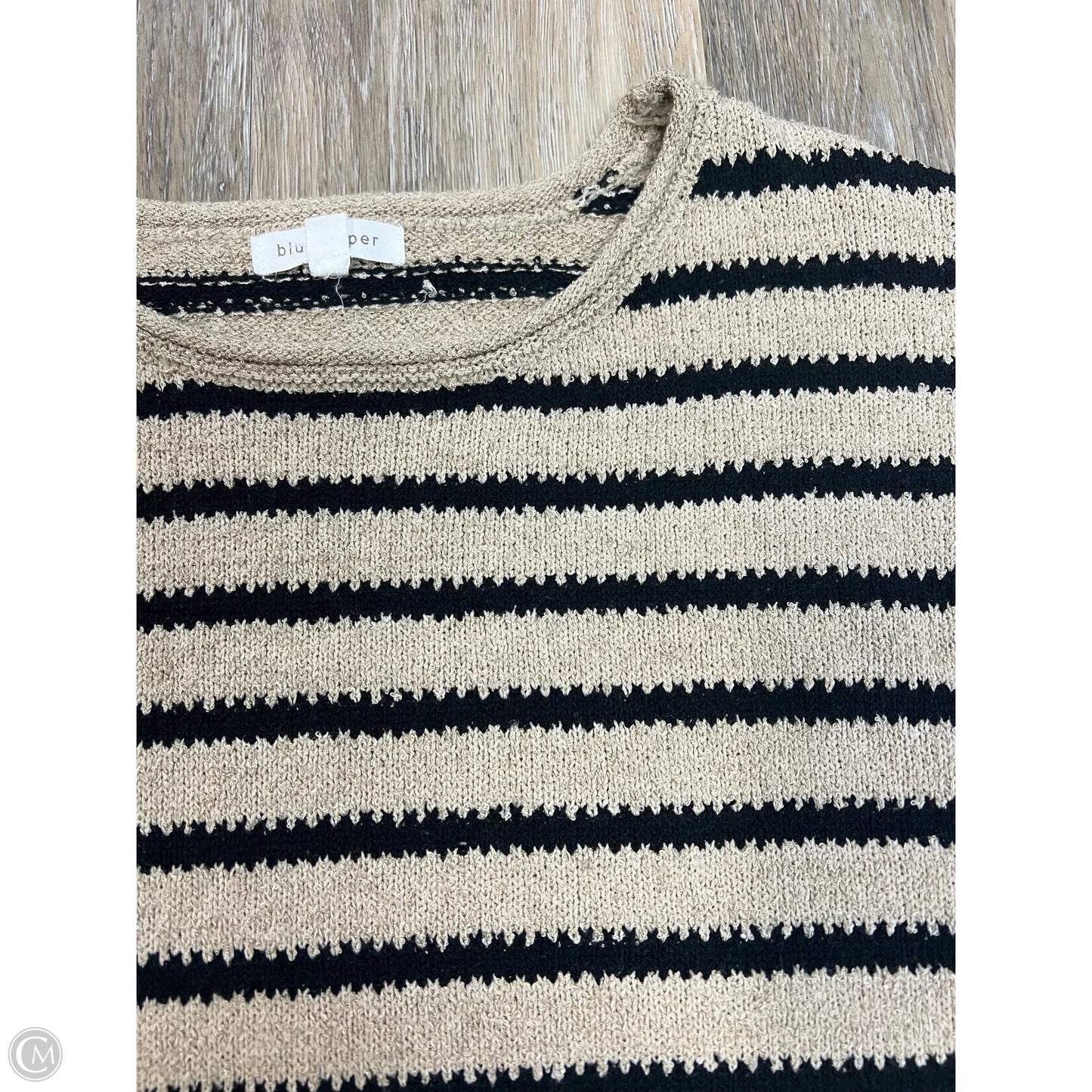 -Sweater By Blu Pepper In Striped Pattern, Size: M