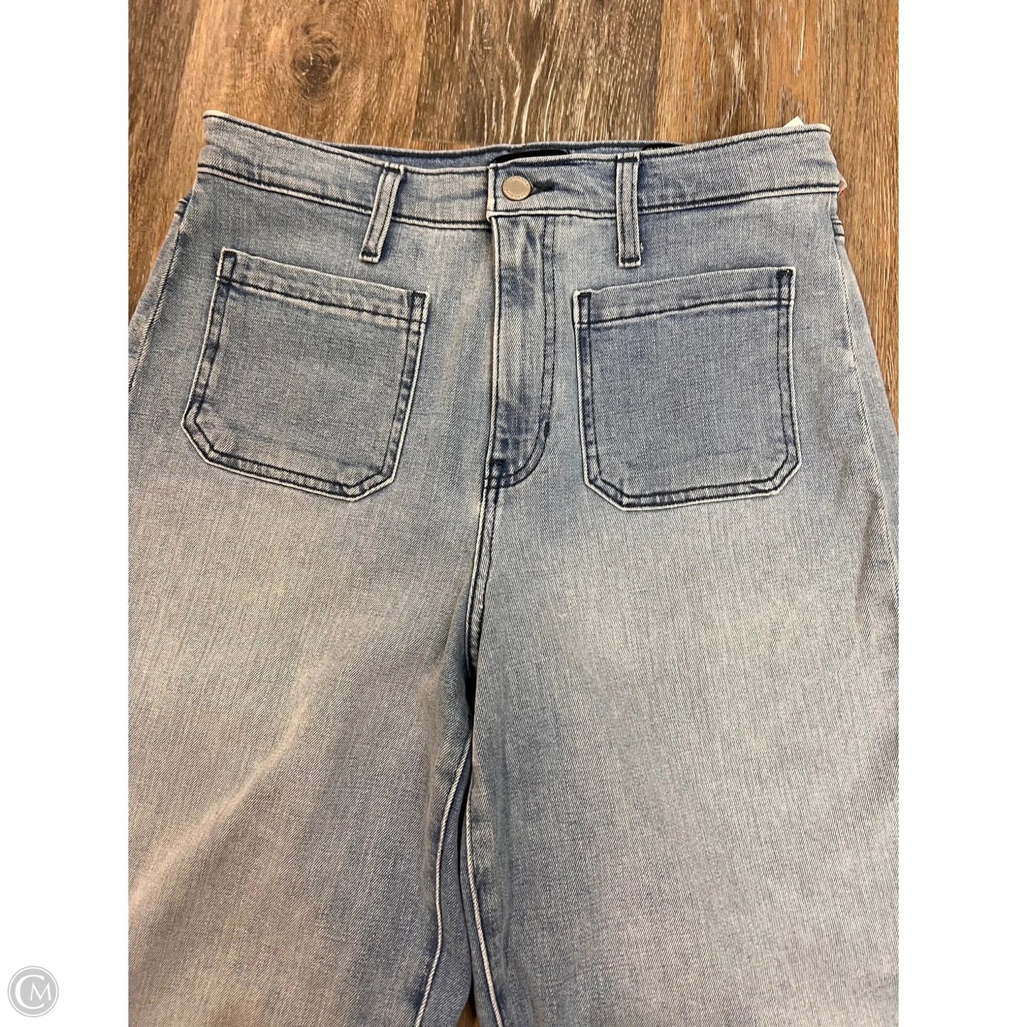 -Jeans Wide Leg By Banana Republic In Blue Denim, Size: 10/30