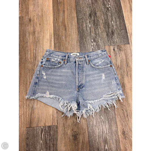 Shorts By Agolde In Blue Denim, Size: 2/26