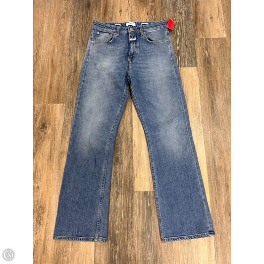 Jeans Straight By Closed In Blue Denim, Size: 4