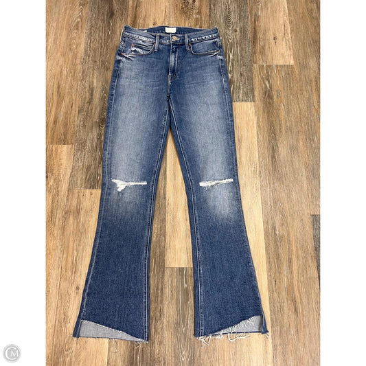 Jeans Straight By Mother In Blue Denim, Size: 2/26