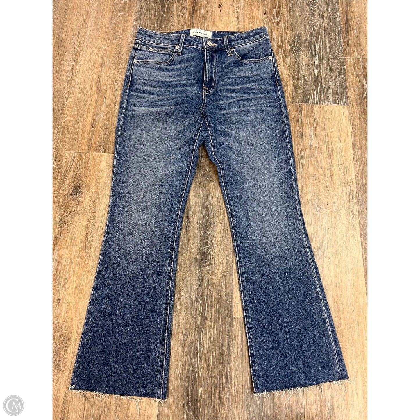 Jeans Straight By SLVRLAKE In Blue Denim, Size: 4
