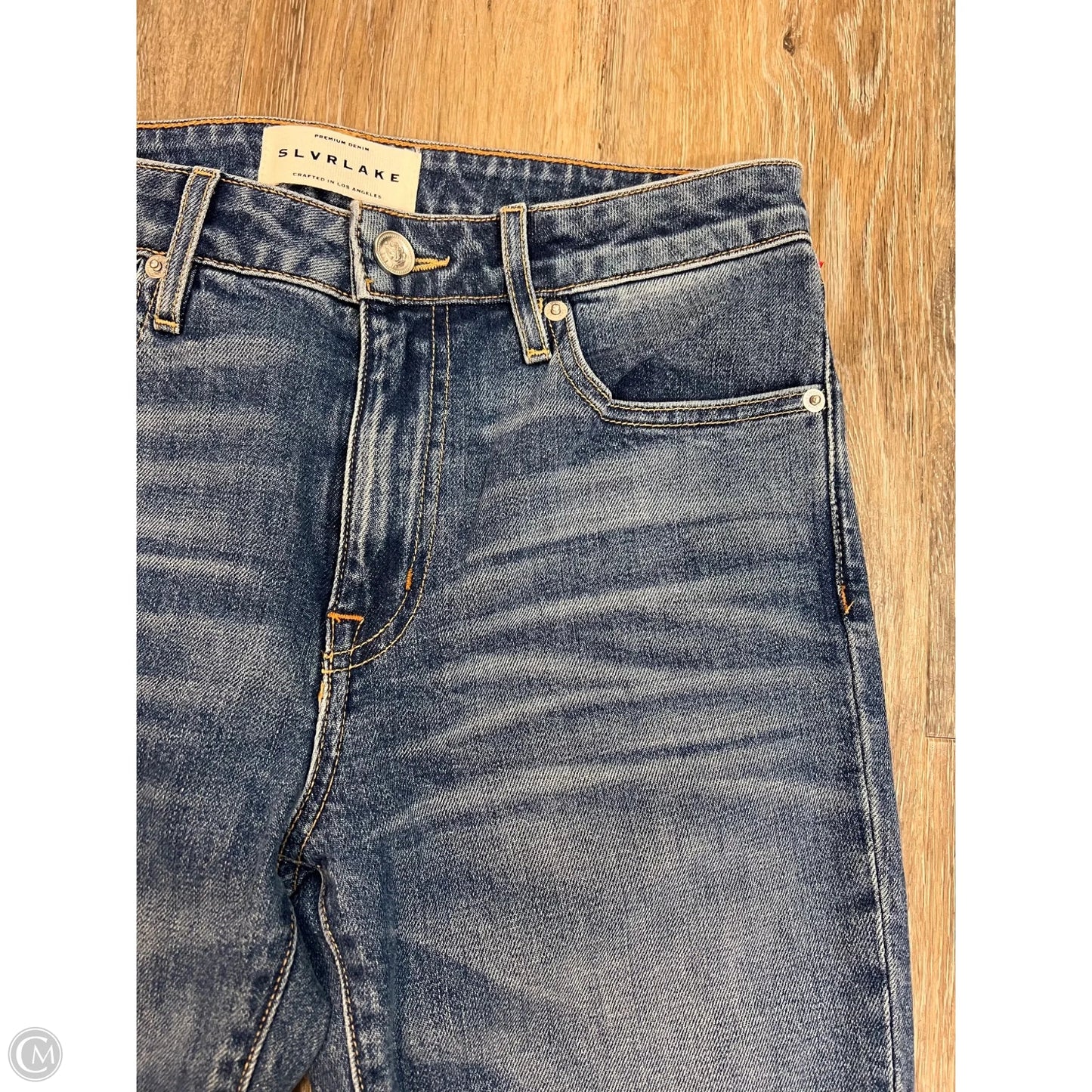 Jeans Straight By SLVRLAKE In Blue Denim, Size: 4