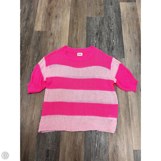Sweater By Bibi In Pink, Size: L