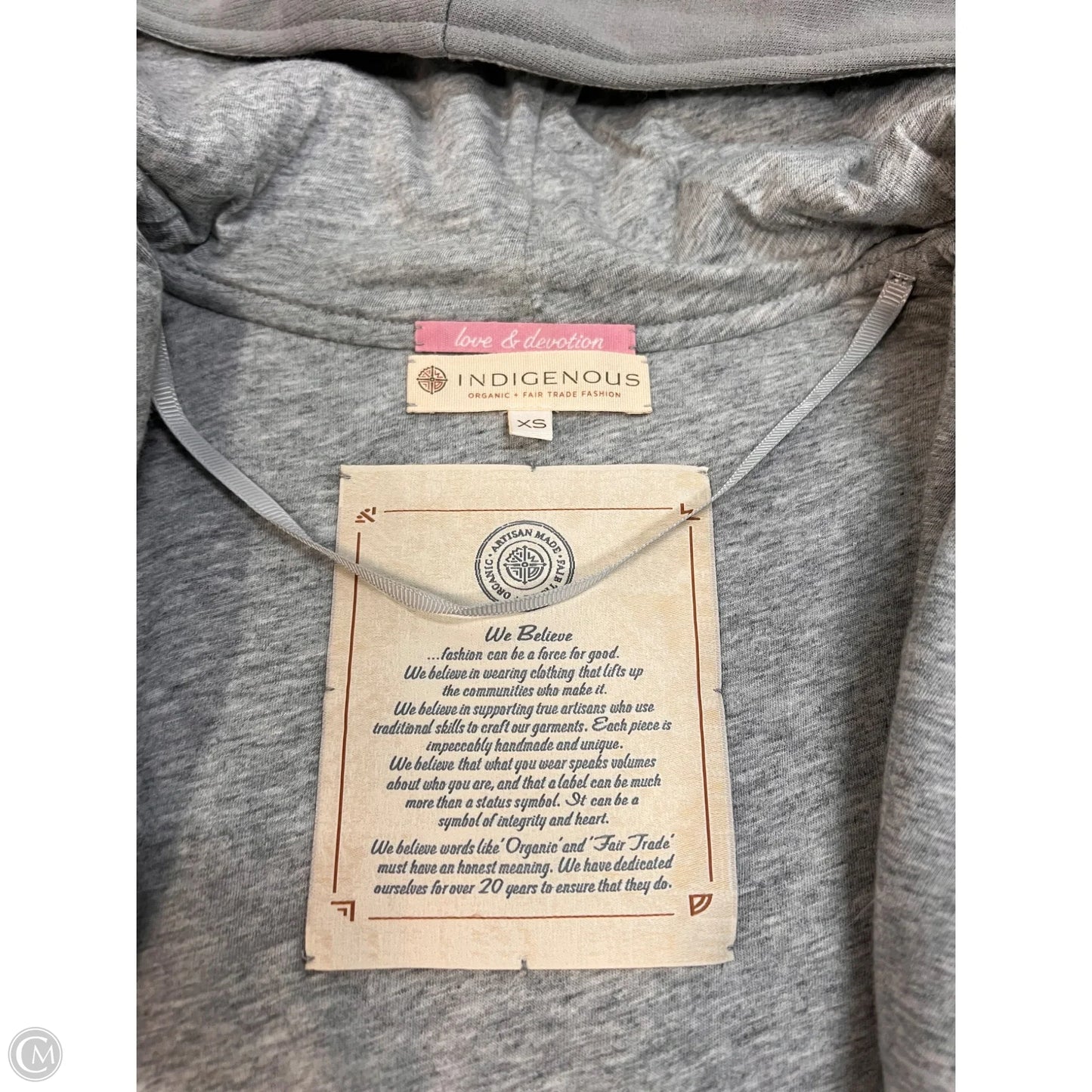 Sweater Cardigan By Indigenous In Grey, Size: Xs