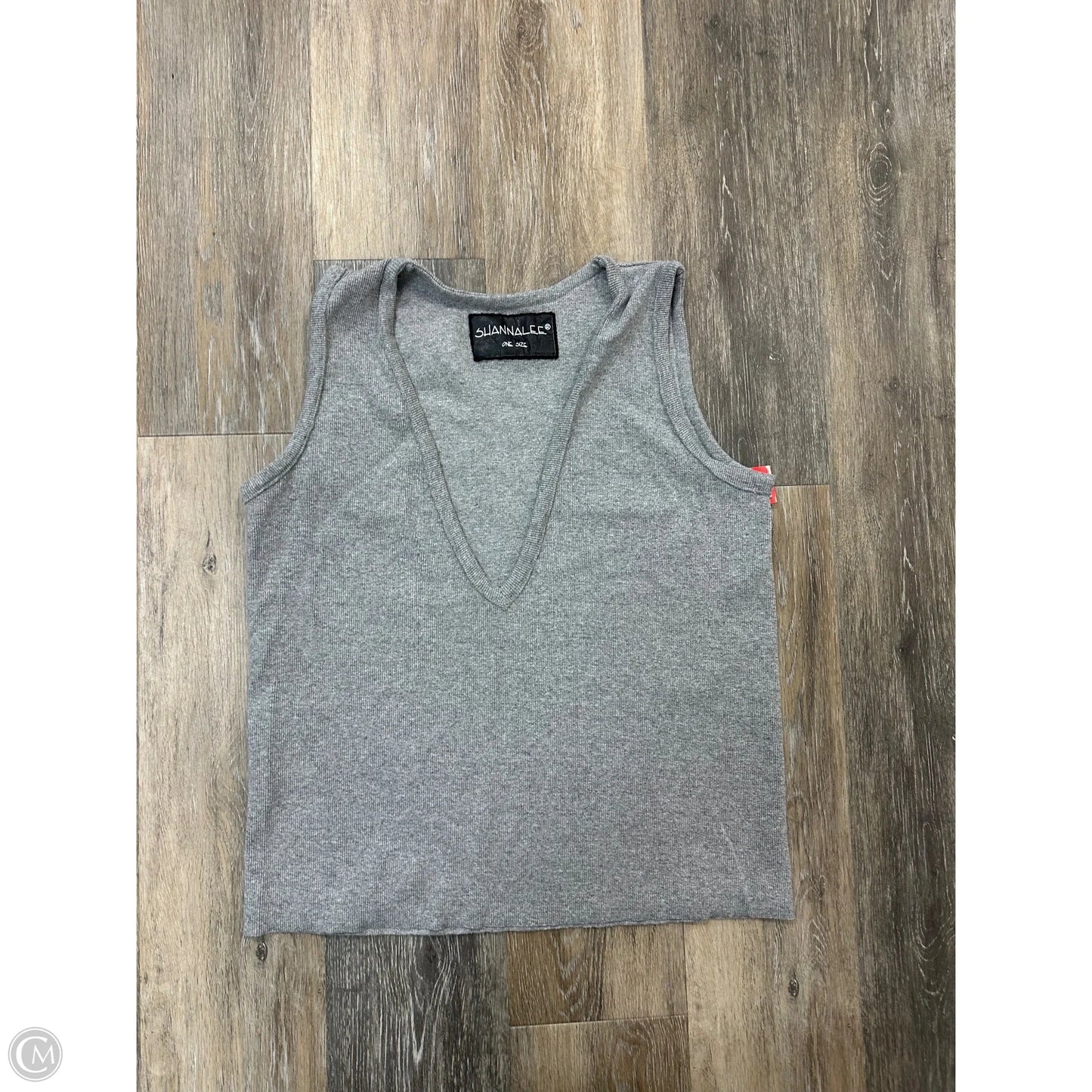-Tank Top By Shannalee In Grey, Size: Osfm
