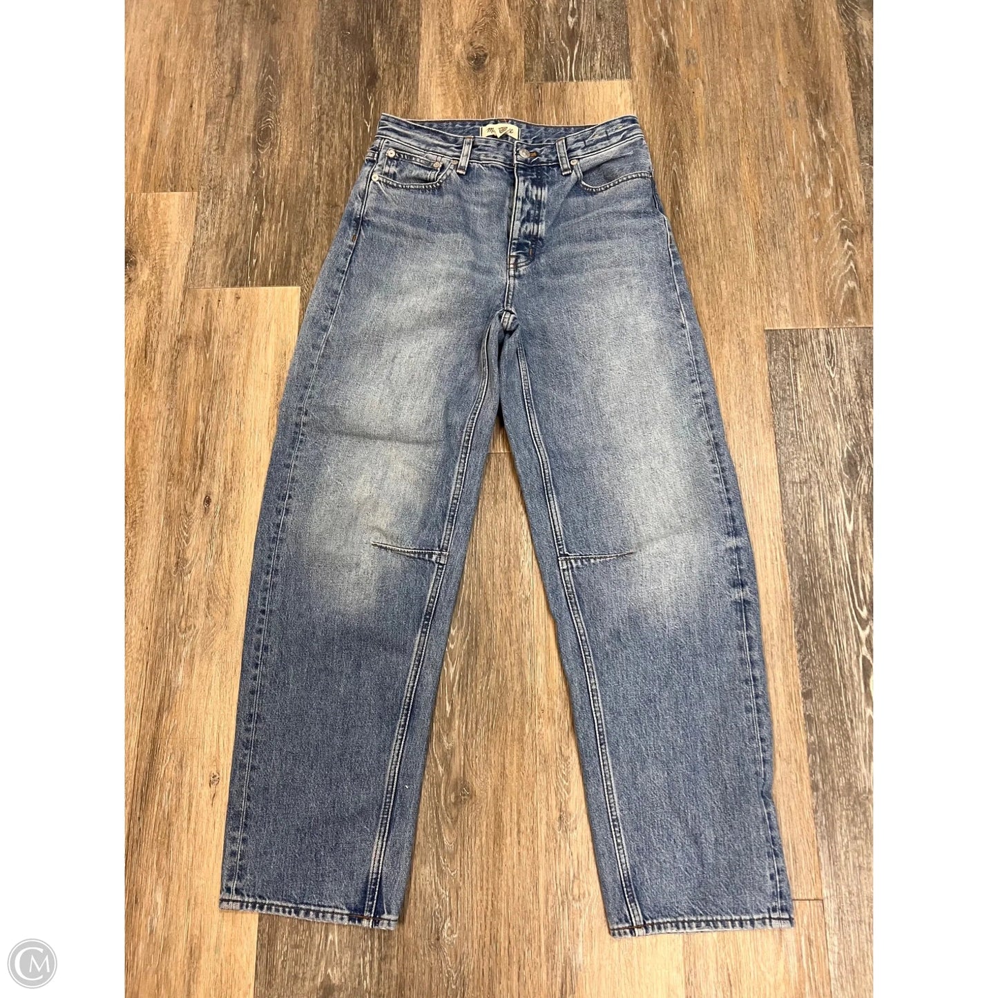 Jeans Straight By Madewell In Blue Denim, Size: 0/24 Tall