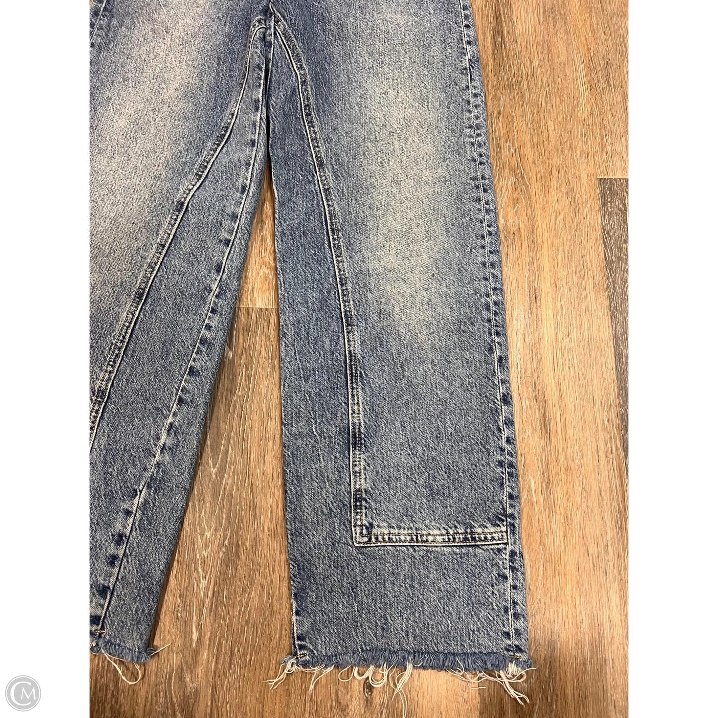 Jeans Wide Leg By We The Free In Blue Denim, Size: 4