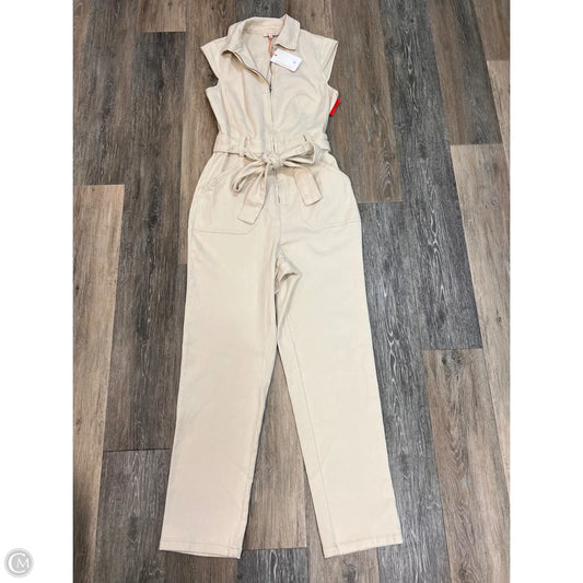 Jumpsuit By Skies Are Blue In Cream Denim, Size: Xs